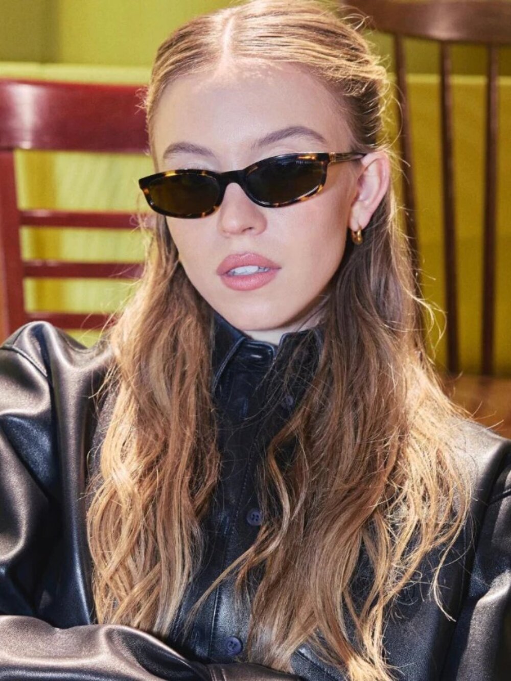 NEW MIU MIU MUA06S 14L09Z SUNGLASSES HAVANA WOMEN MU A06S, SMU A06 EYEWEAR